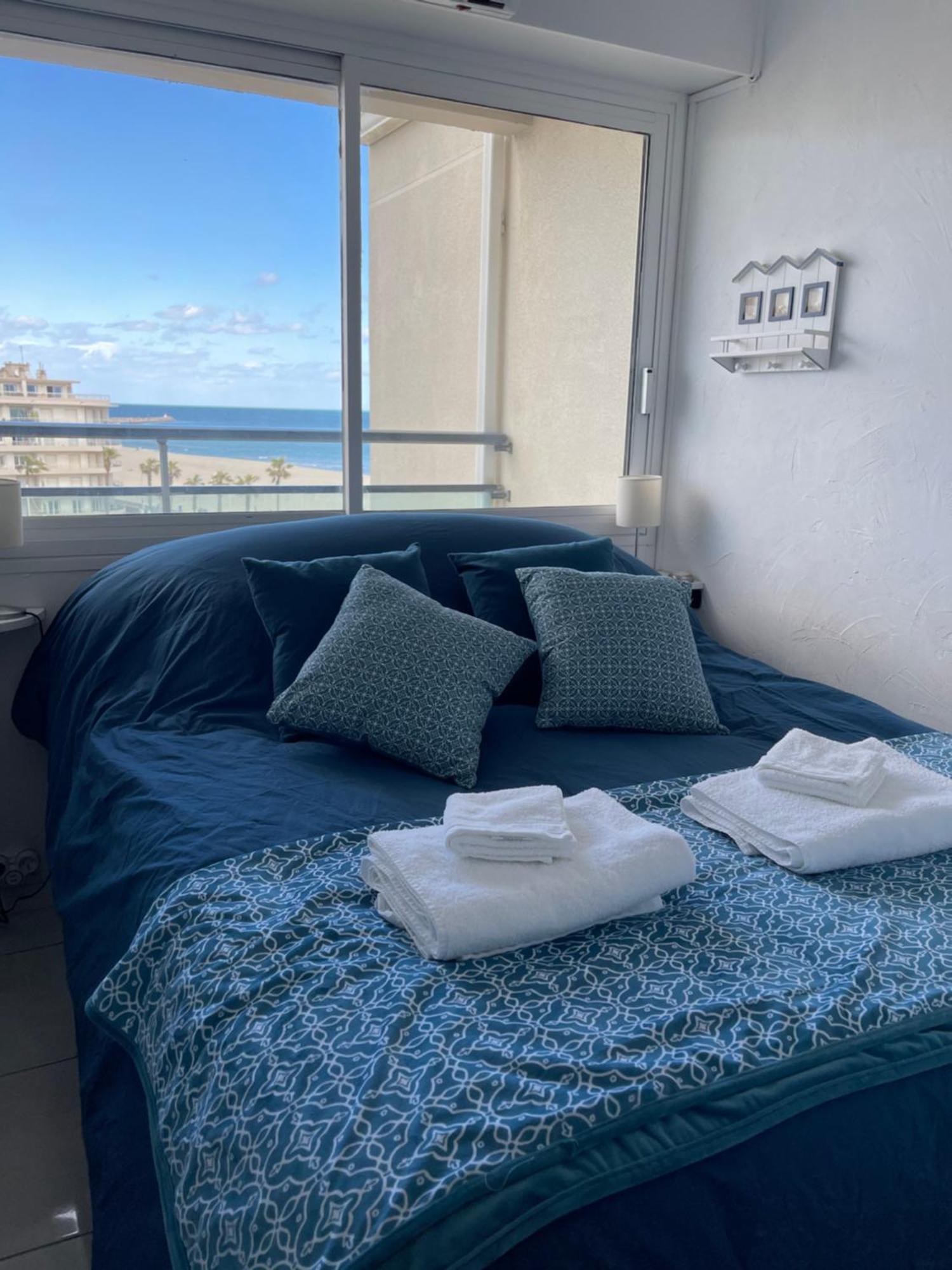 T2 Vue Mer Canet Plage - Le Petit Paradis Eksteriør billede
