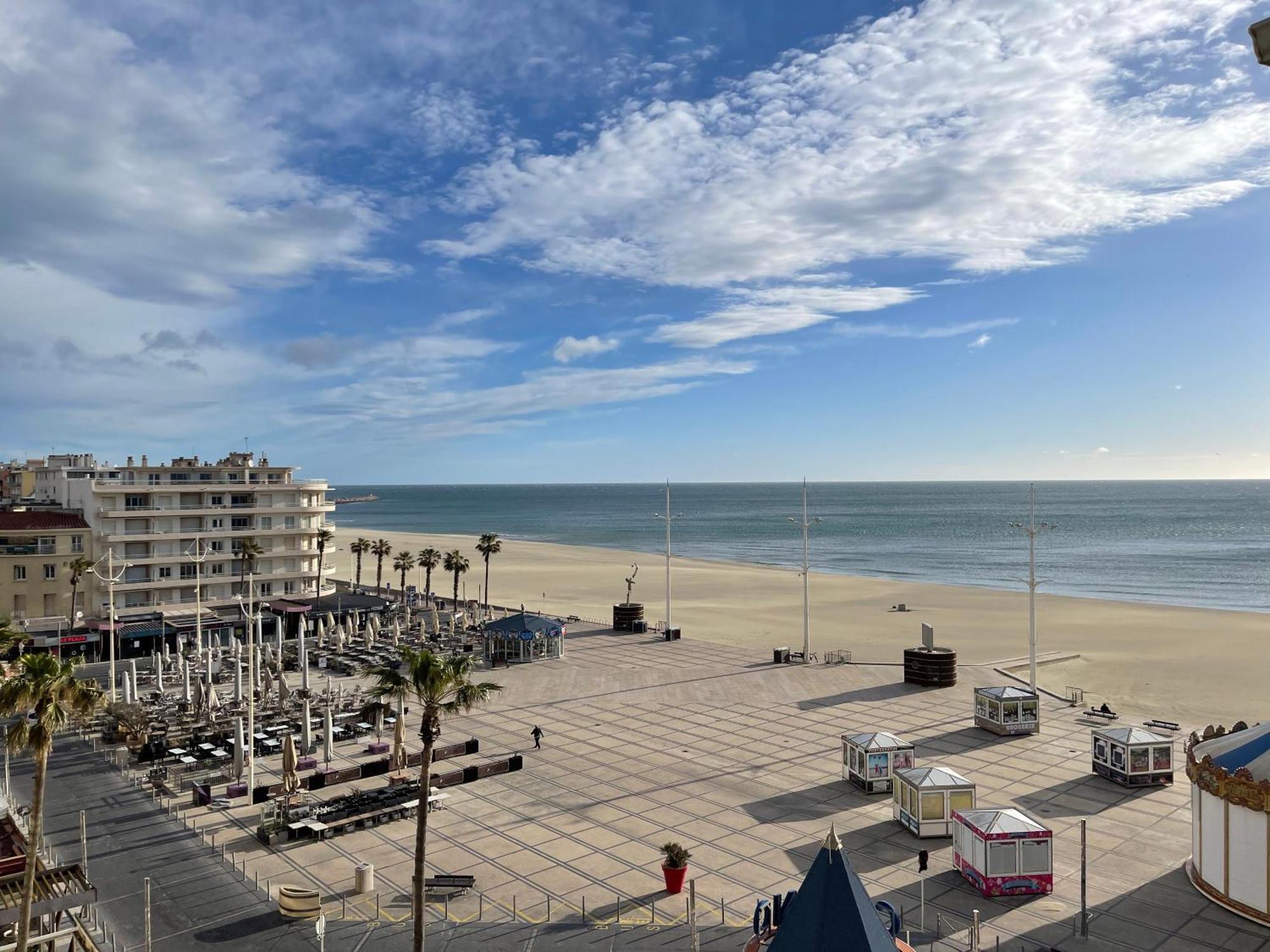 T2 Vue Mer Canet Plage - Le Petit Paradis Eksteriør billede